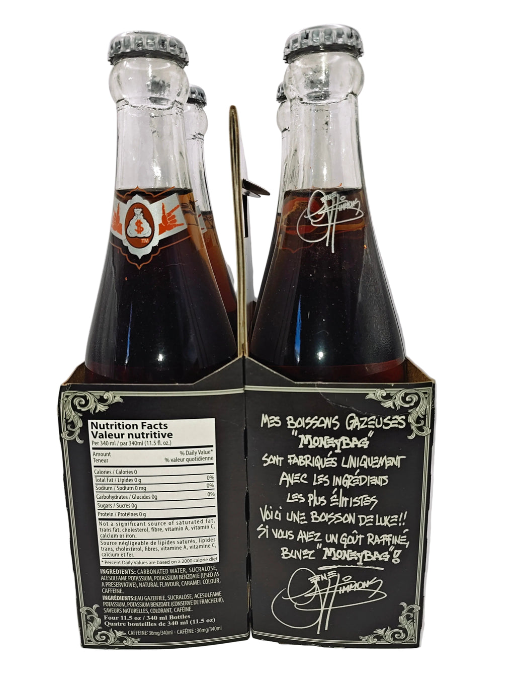 Moneybag Diet Cola - Premium Craft Soda 4 Pack