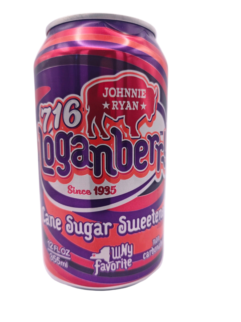 Johnnie Ryan 716 Loganberry - Cane Sugar Soda - 4 pack