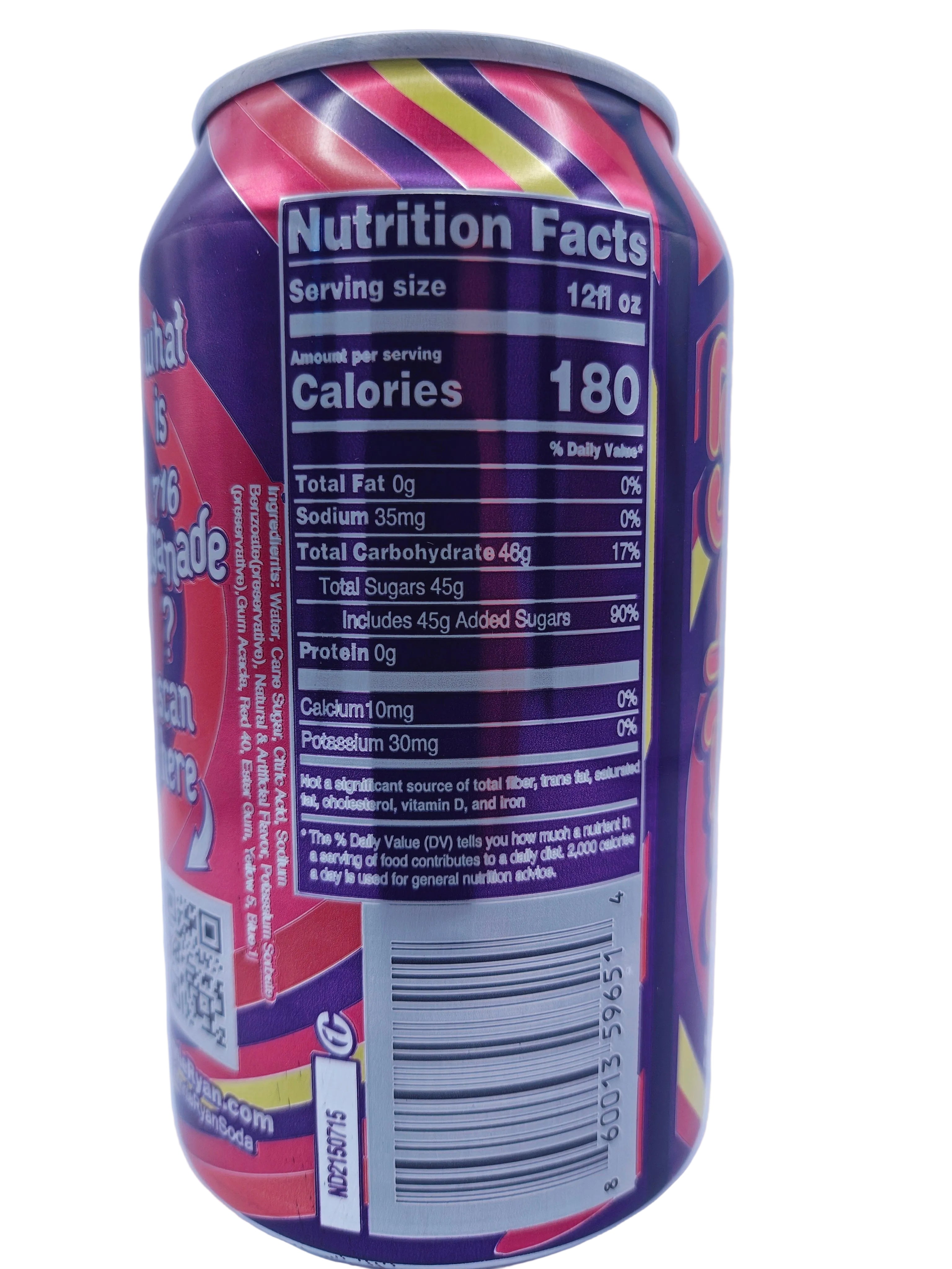 Johnnie Ryan 716 Loganade - Cane Sugar Soda -4 pack