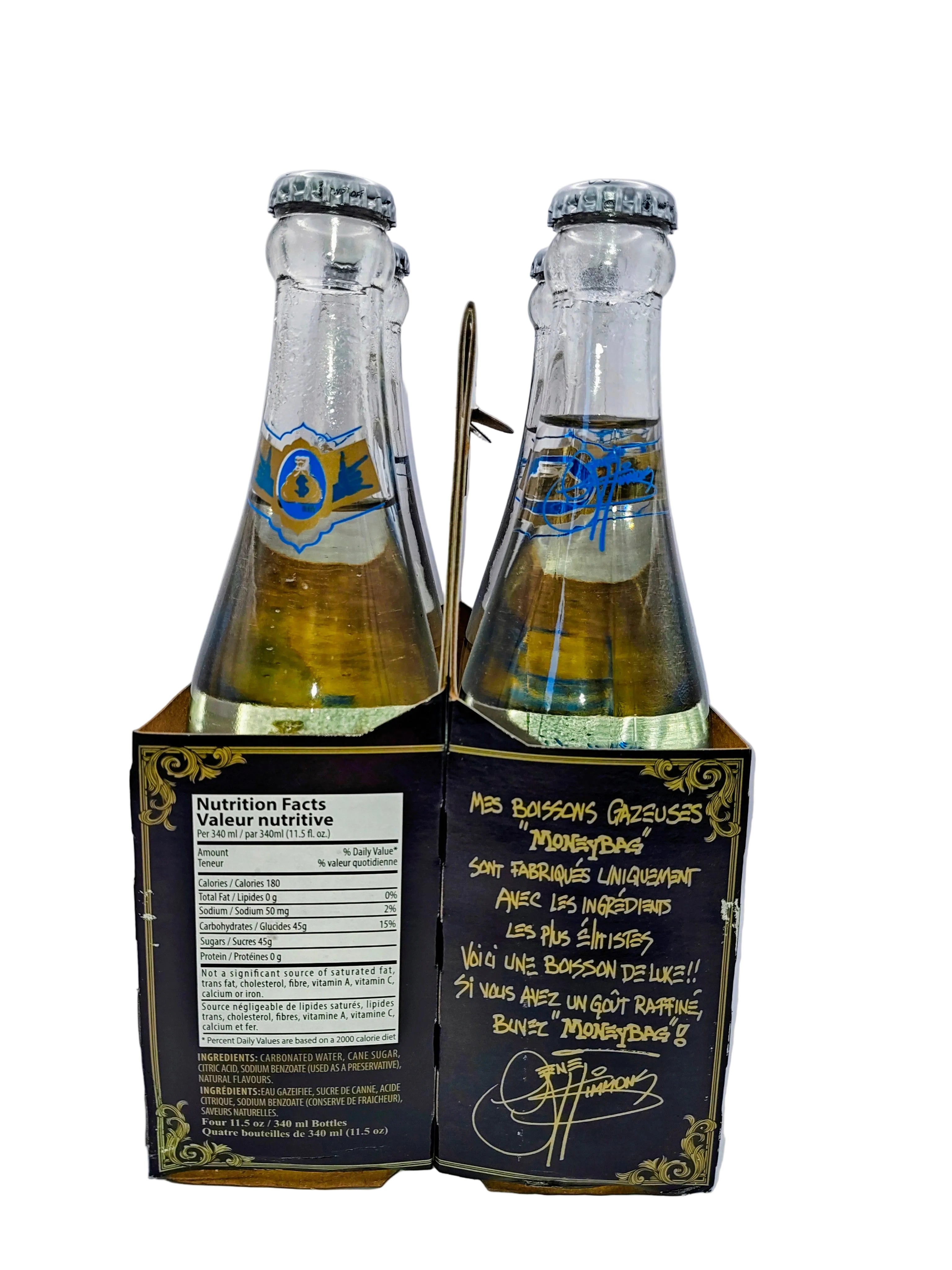 Moneybag Crème Soda - Premium Craft Soda 4 Pack