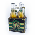 Moneybag Ginger Ale premium craft soda 4-pack with elegant green and gold packaging